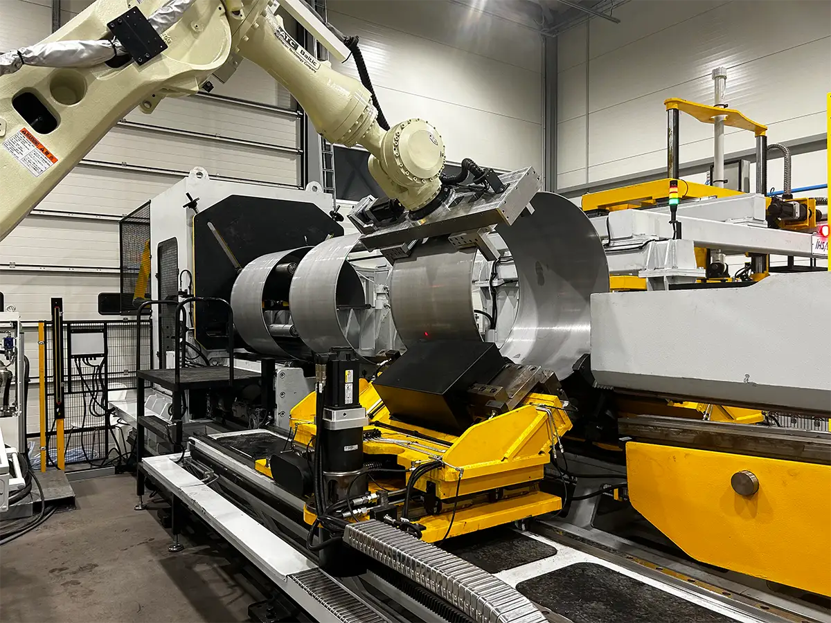Loading, Marking, Chamfering, Coiling and Flattening and Tagwelding